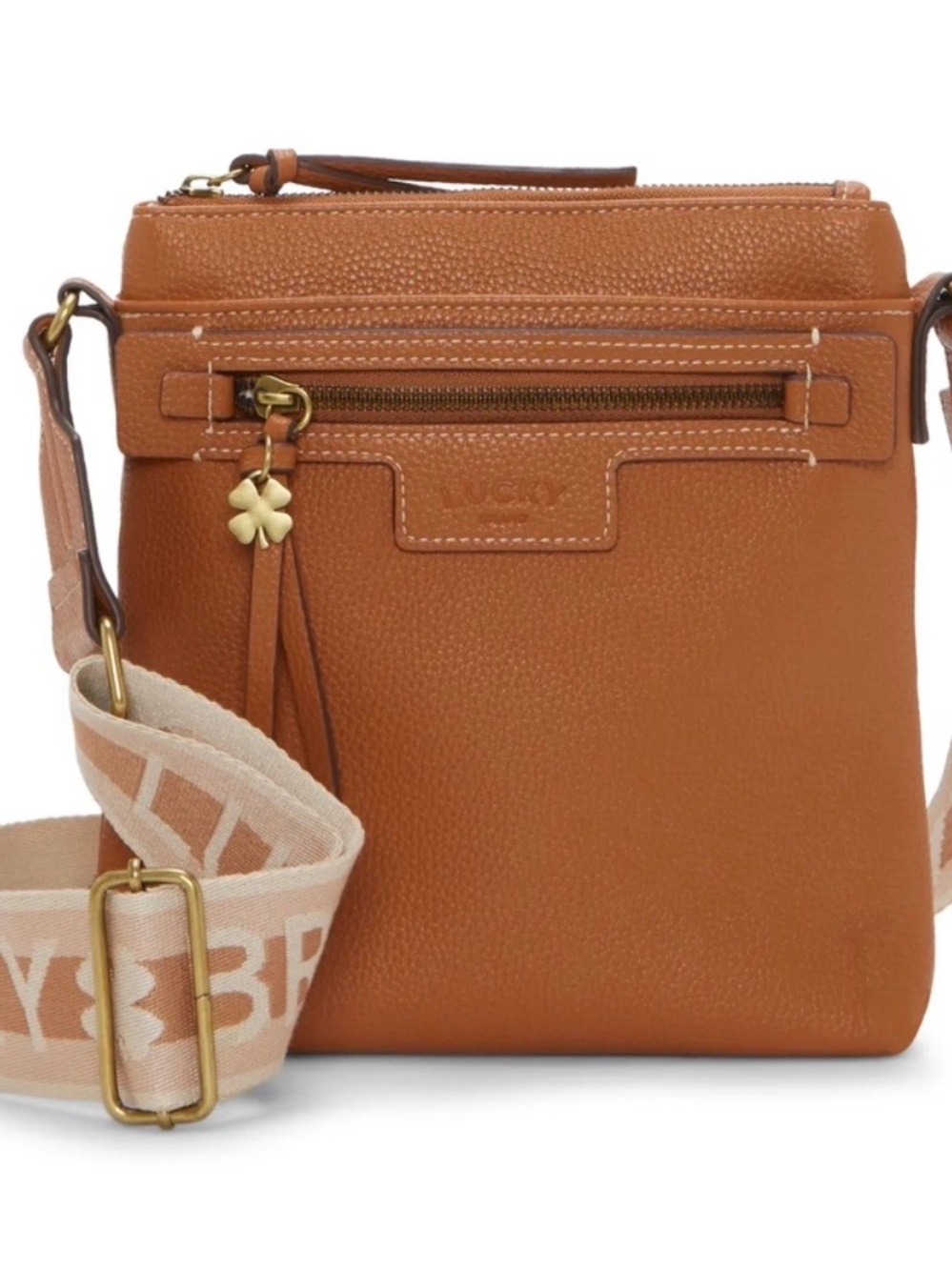 Lucky Brand Lani Crossbody Bag Rust Brown